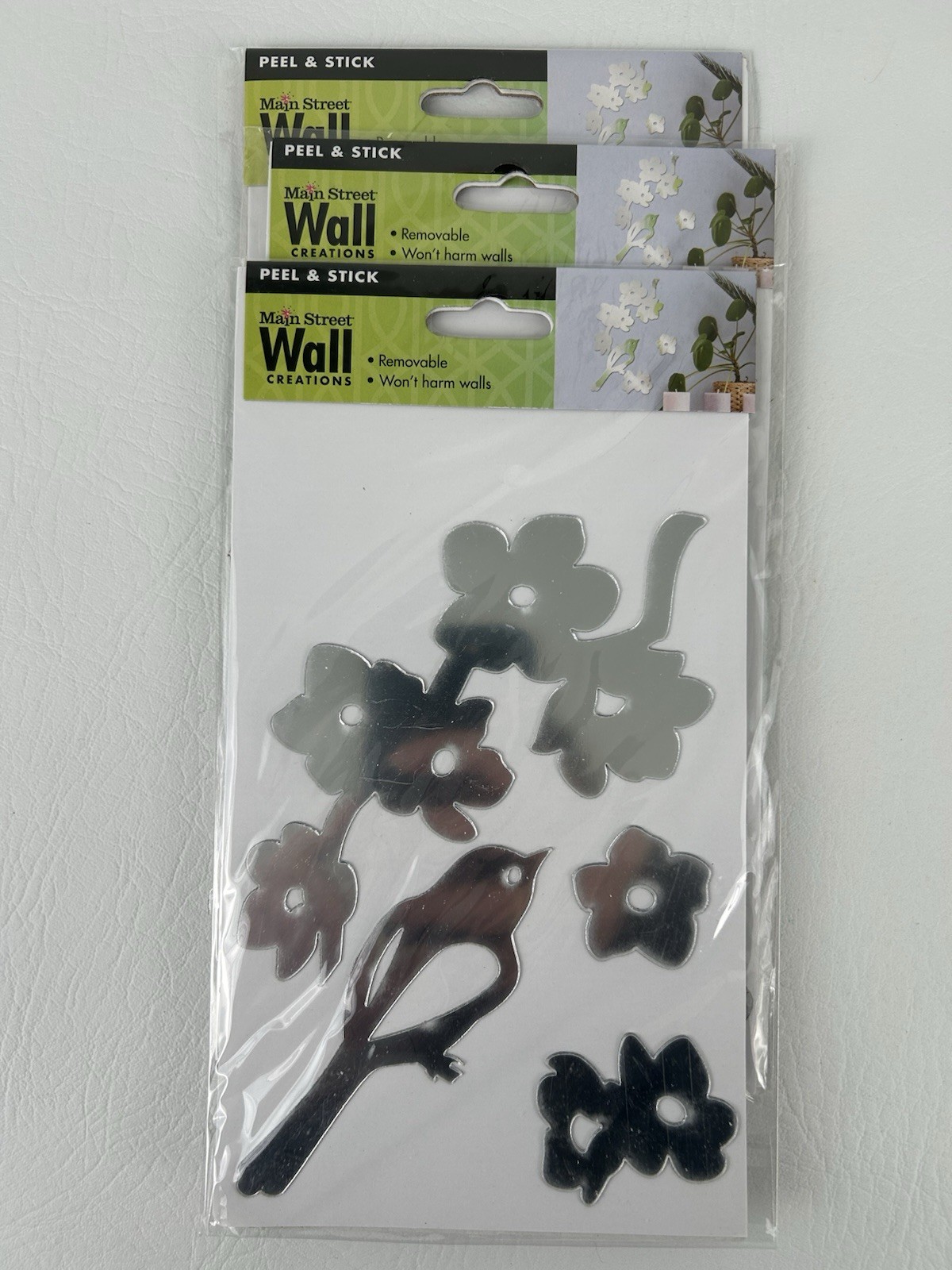 Main Street Wall Creations Peel & Stick Wall Decals Art Mirrored Moon Stars Lips