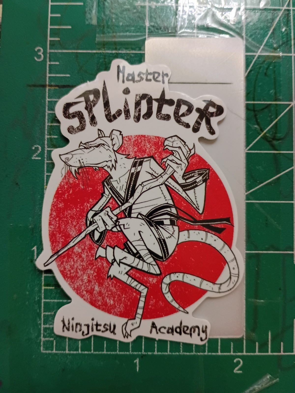TMNT STICKER X VYNIL HIGH GLOSS DIECUT STICKER X 3X2 INCHES STICKER X TMNT STICK