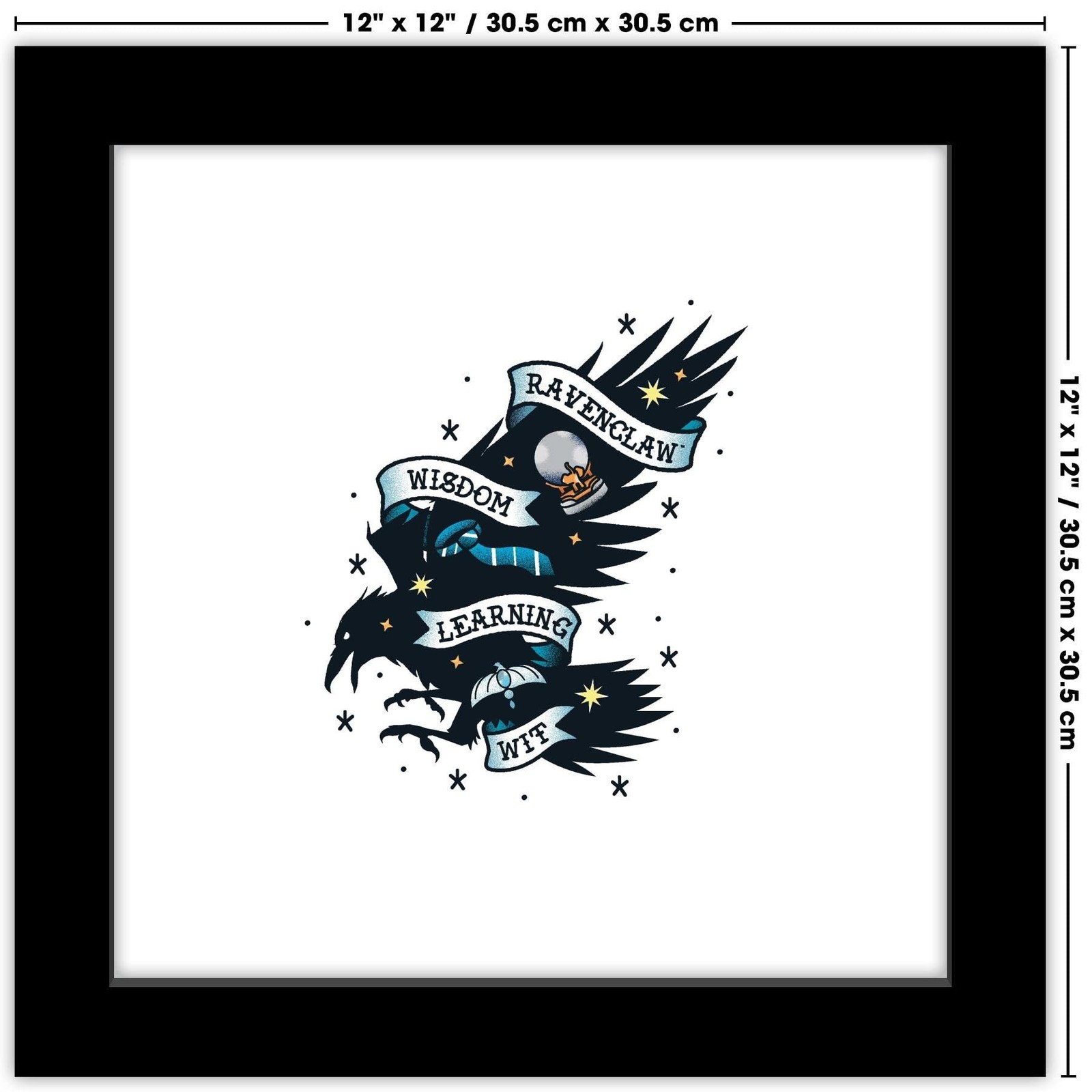 Trends International Gallery Pops Harry Potter – Ravenclaw Tattoo Art Wall Ar…