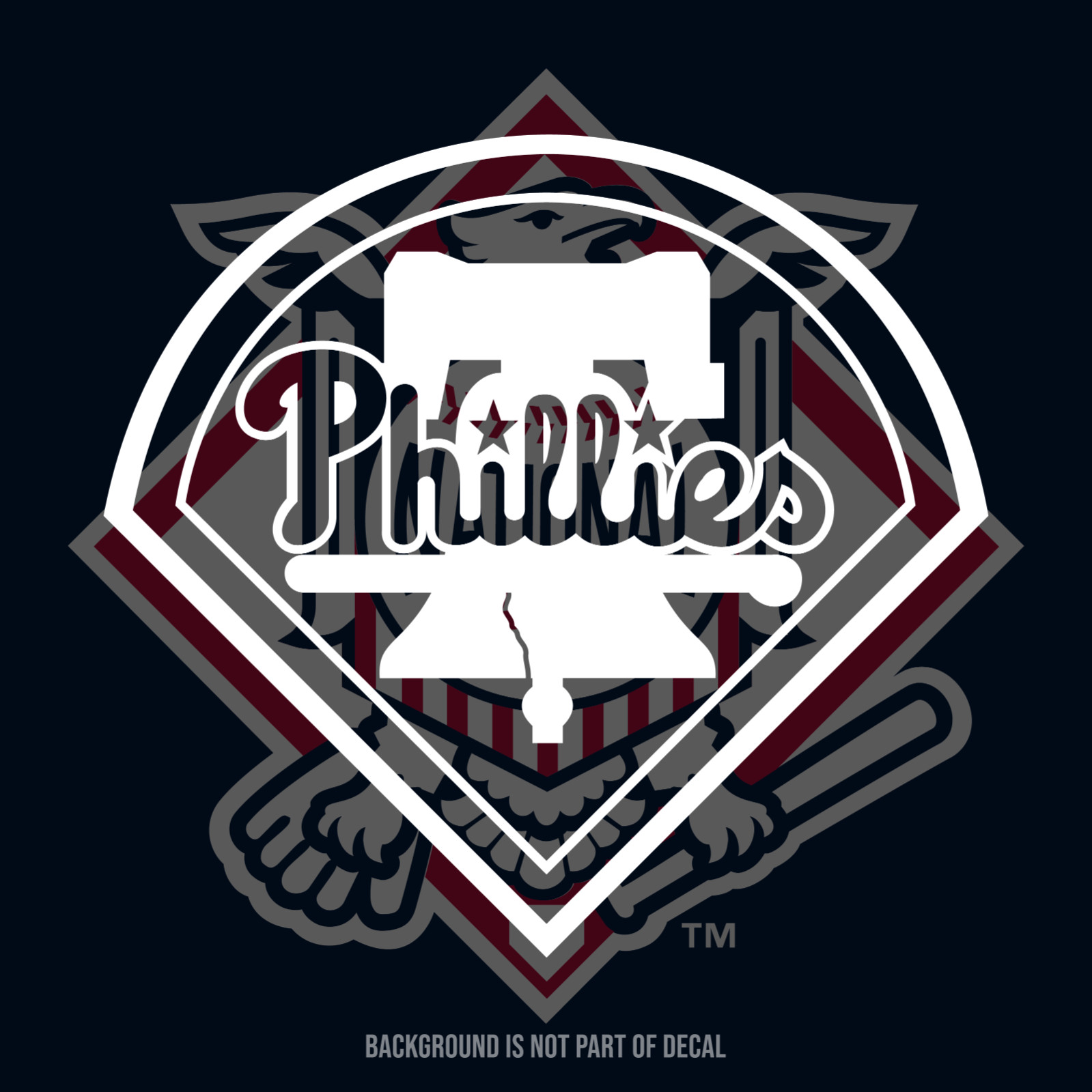 Philadelphia Phillies Logo Vinyl Decal Sticker