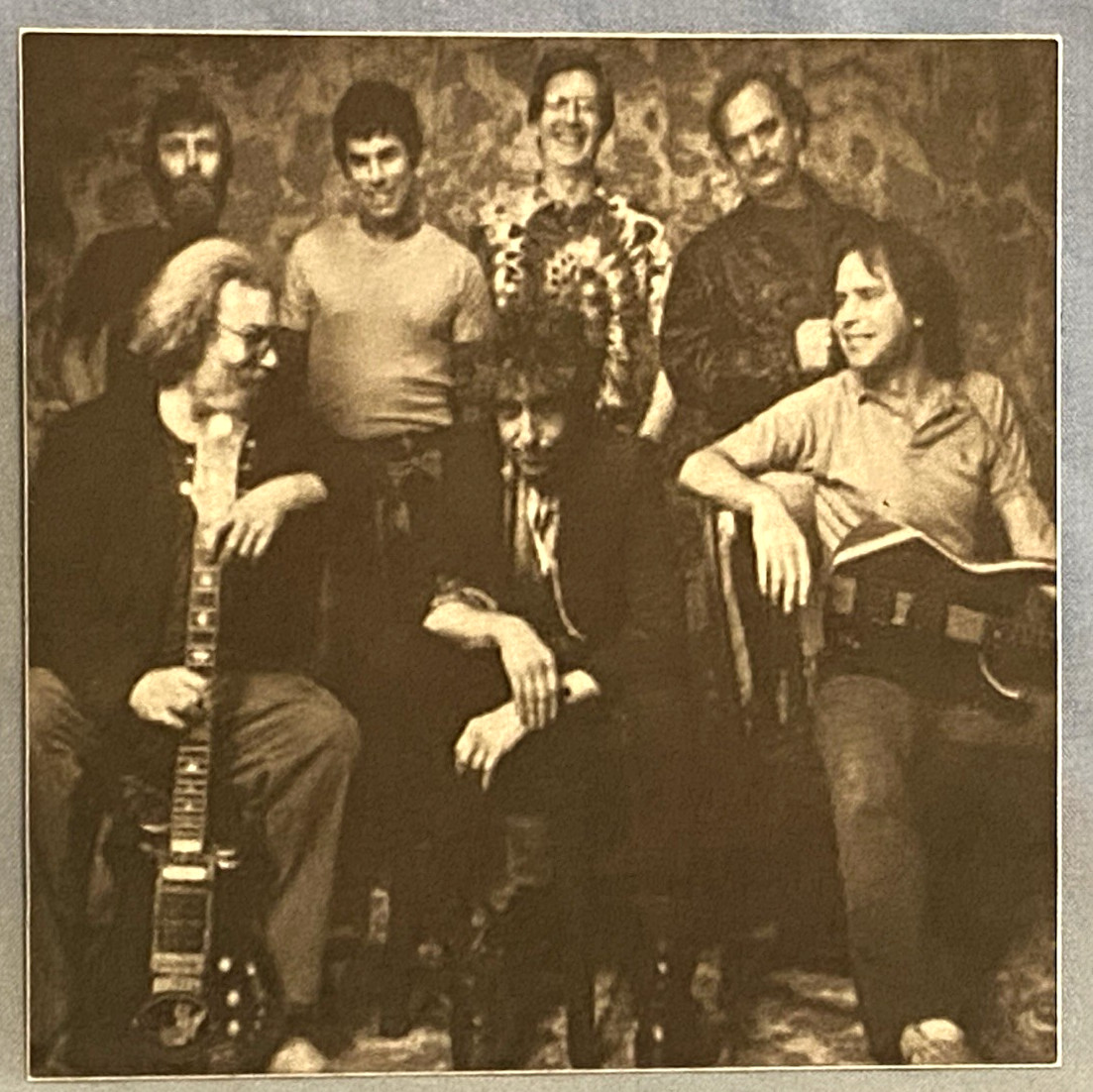 GRATEFUL DEAD BOB DYLAN 1987 *NEW* Sticker Measures 4" x 4"