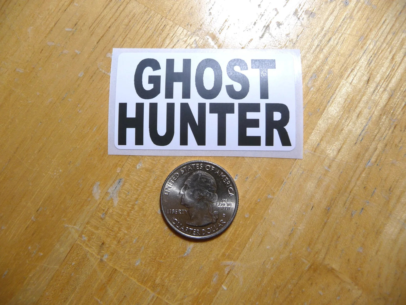 GHOST HUNTER STICKER DECAL 1 – 50 BULK PACK FUNNY PARANORMAL BELIEF