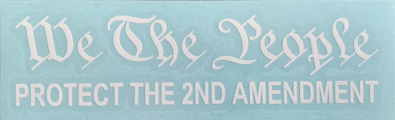WE THE PEOPLE Outdoor Vinyl Decals with 8 options – 6.0" W x 1.026-1.526" H