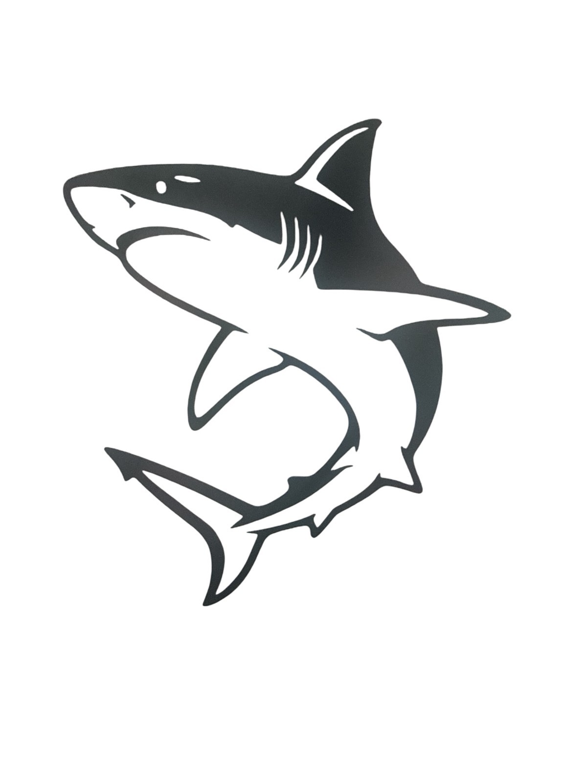 Shark design #2 Decal for car Windows Laptops most Smooth Surfaces