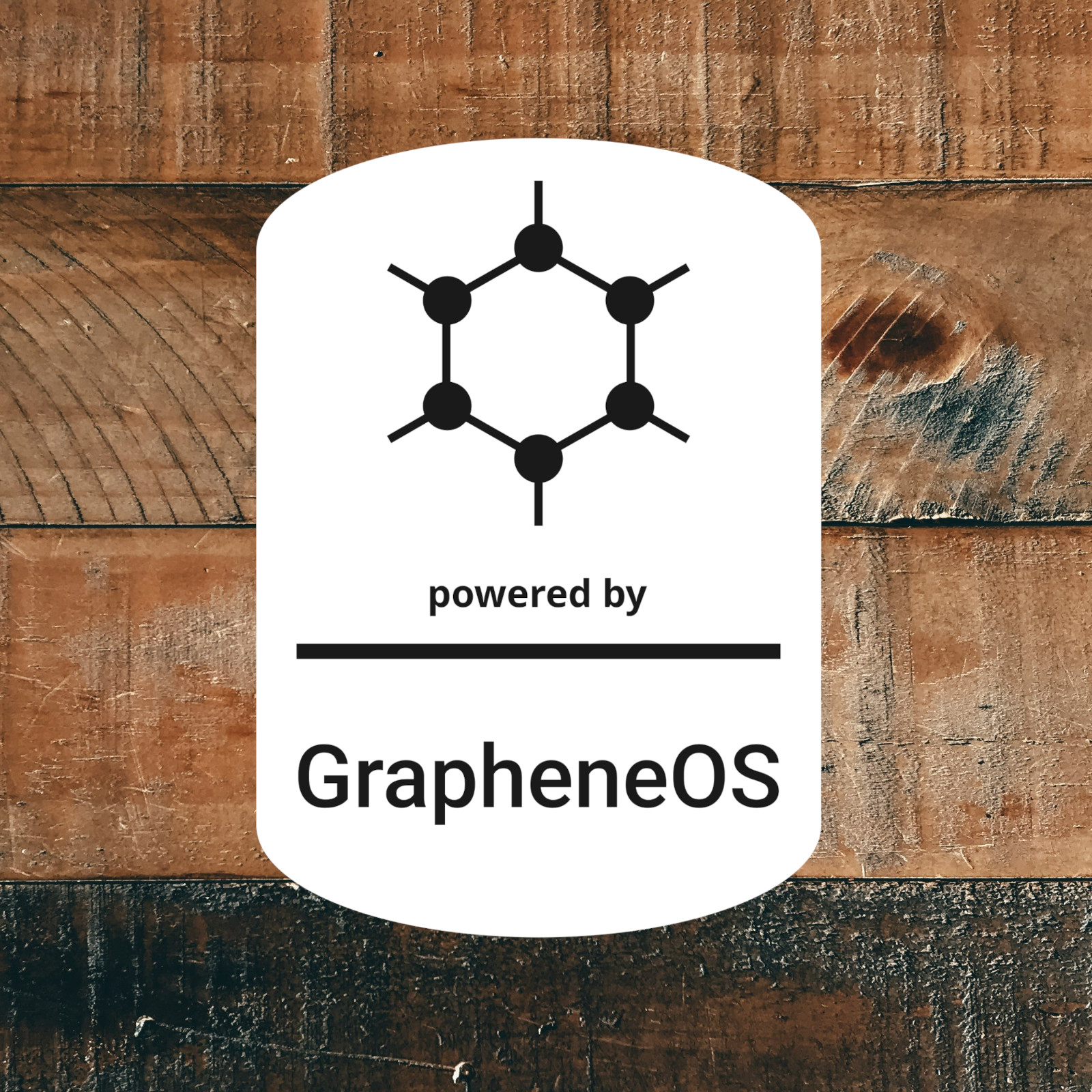 GrapheneOS Android Sticker – Waterproof & UV-Proof Vinyl Laptop, Phone Case