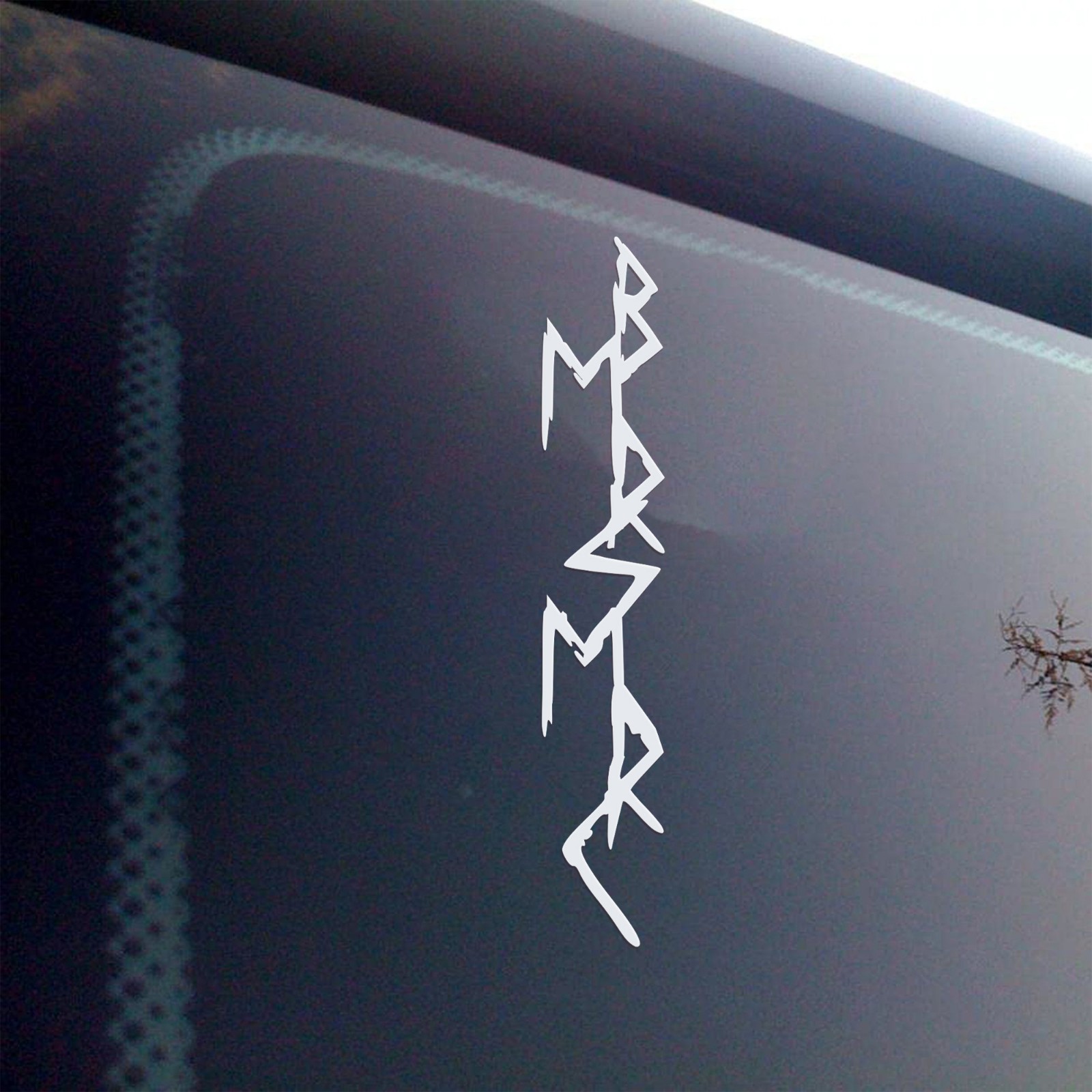 Berserk Viking Bind Rune Decal – Norse Futhark Symbol Sticker – Car Truck Laptop