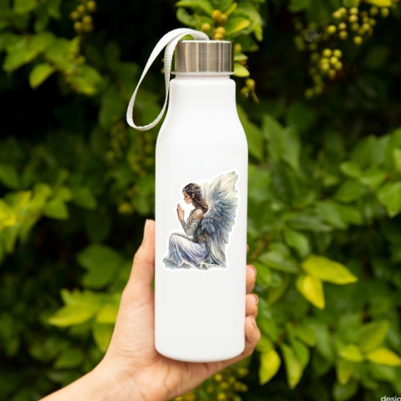 Angel Praying Sticker, Peel N' Stick, Different sizes