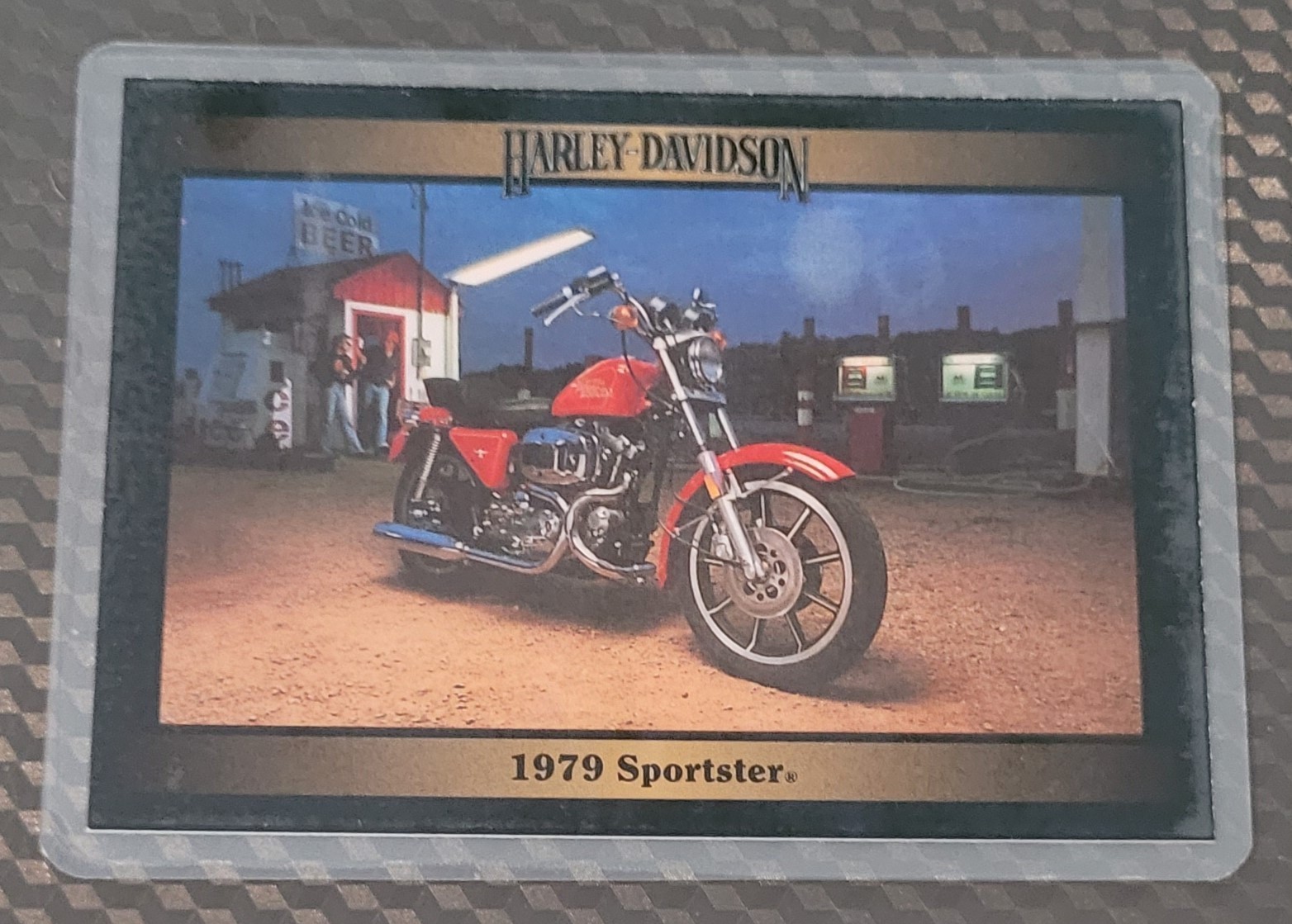 Harley Davidson Vintage Collectible Card Fridge/Locker/Cabinet Laminated Magnets