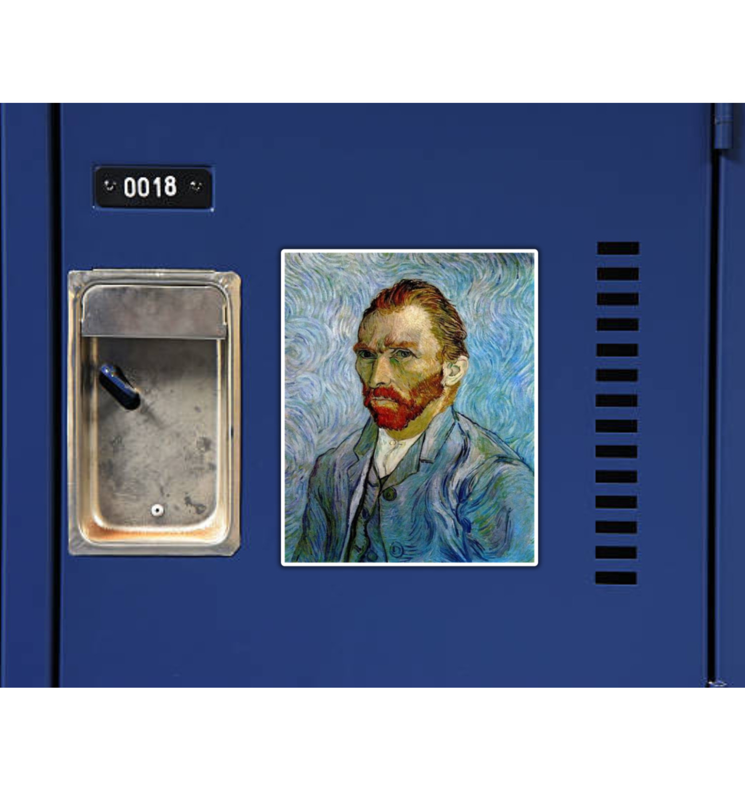 Vincent Van Gogh Self Portrait Fridge Magnet or Laptop Sticker