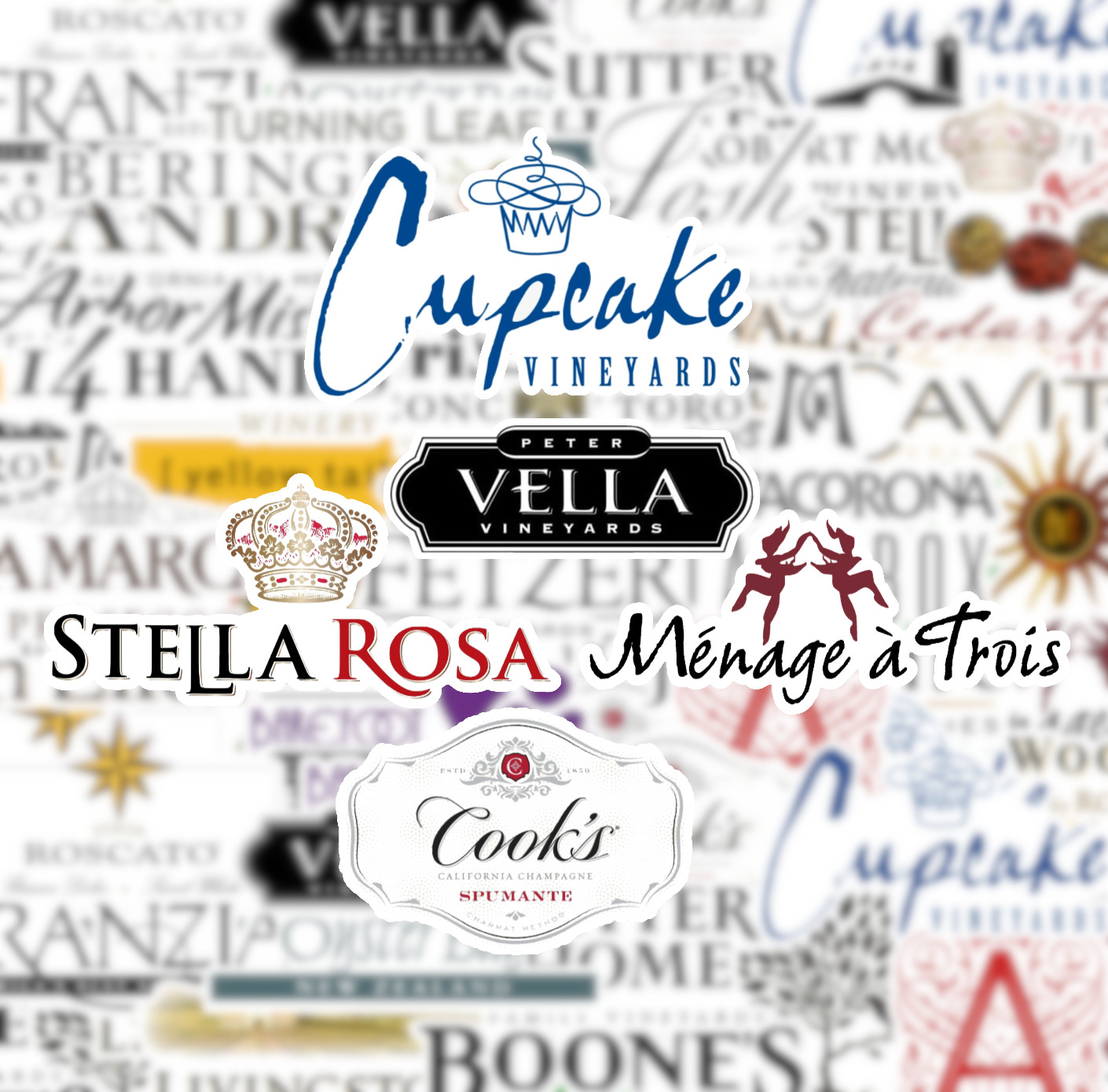 20/40 Wine Logo Sticker Pack – Matte Vinyl – Cider Beer Brewery Craft Alcohol