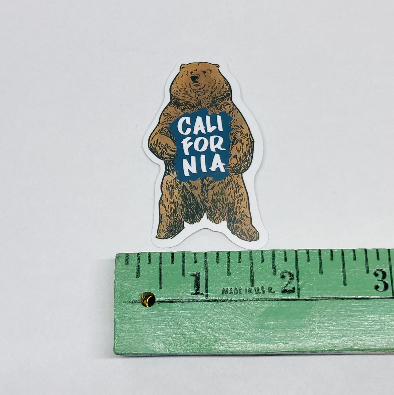 California State Brown Bear Sticker Outdoor Travel Art Decal Vinyl Souvenir Tc6