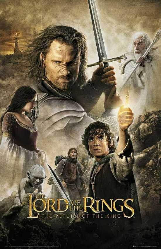 LORD OF THE RINGS Movie Wall Vinyl Decal Poster Print Removable Adhesive Backing