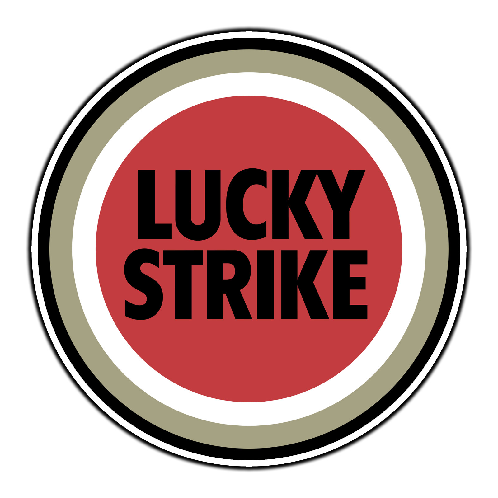 #3046 Lucky Strike Logo #1 Sticker Brand Waterproof Vinyl Decal Die-Cut Car