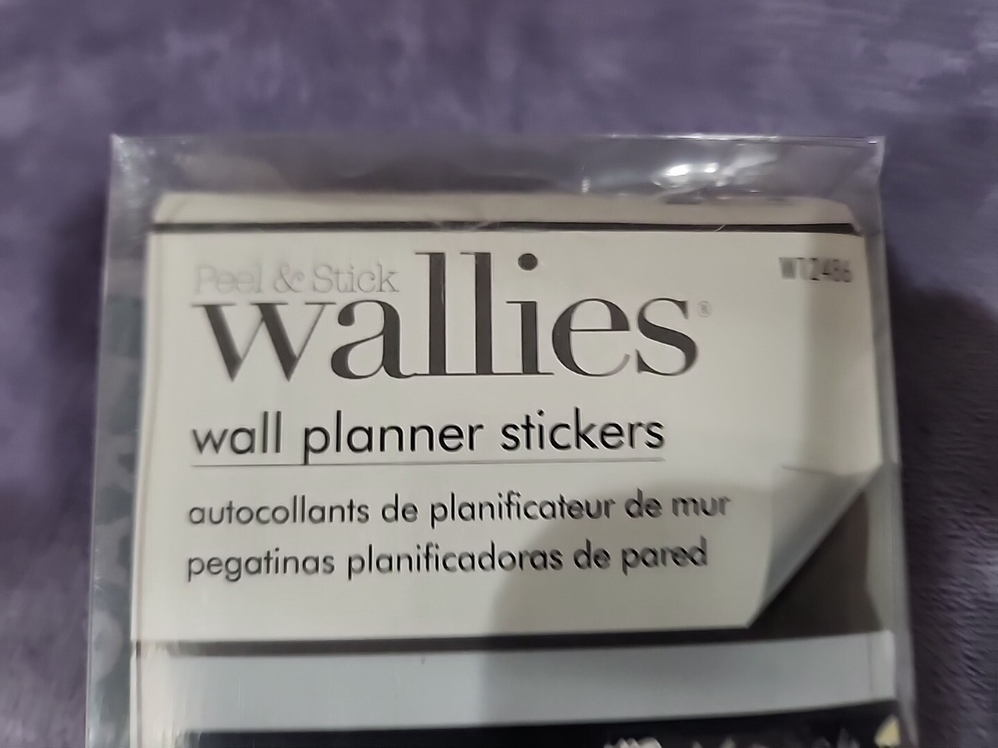 New! Wallies Wall Planner Sticker Set 63 Pieces W12486 Motivational Removable