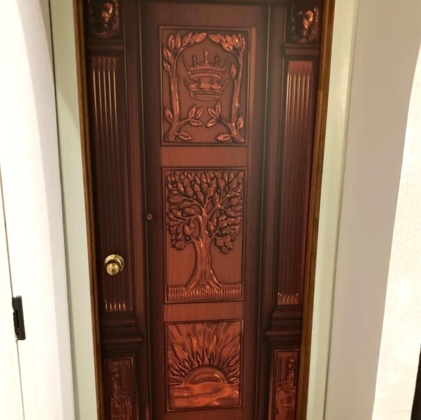 Narnia Wardrobe Door Mural | Fantasy Seamless 1-Piece Laminated Vinyl Wrap