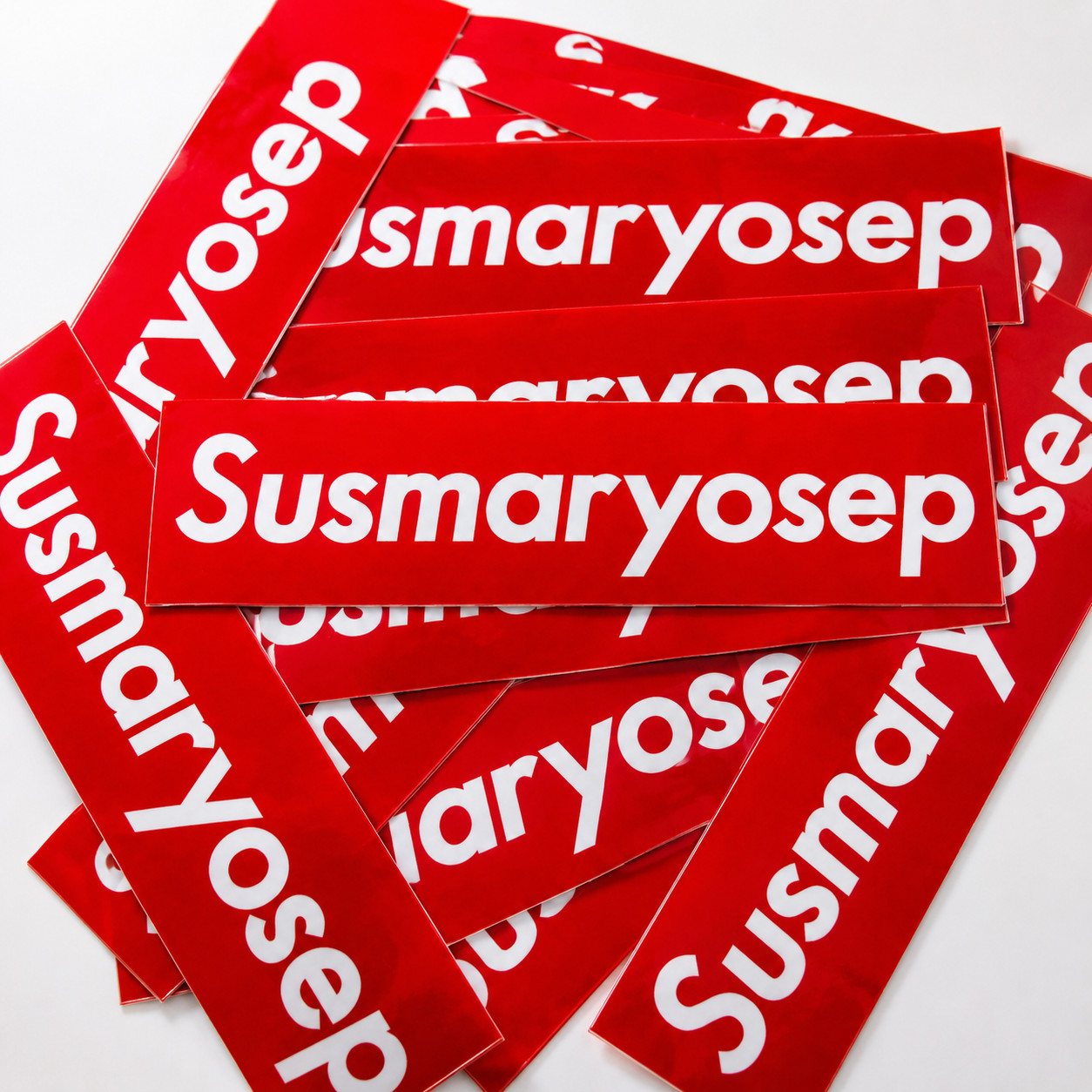 Susmaryosep! 8×2 Rectangular Glossy Vinyl Sticker | The Supreme Pinoy Expression