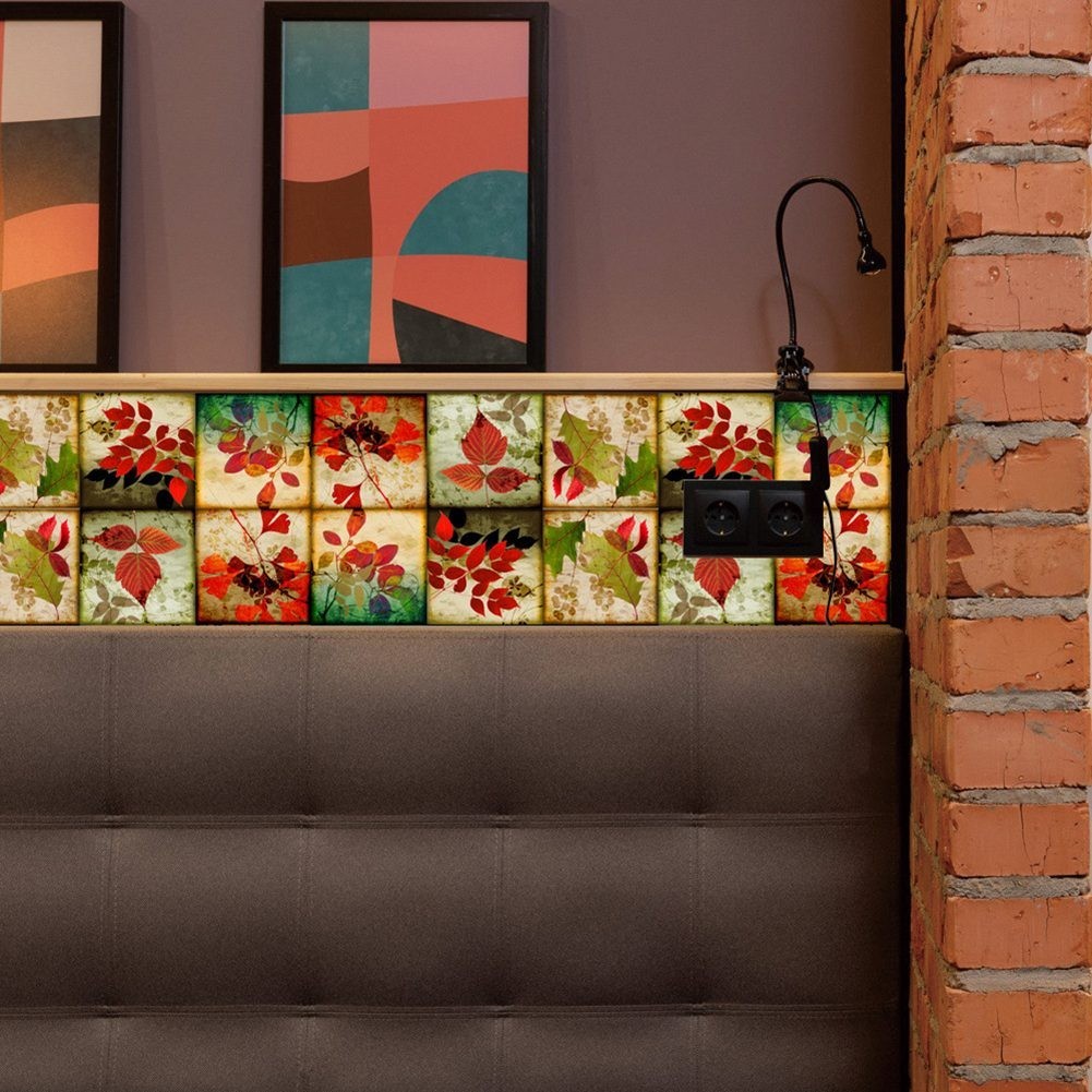 Transform Your Space with Removable Stair Wall Tile Stickers 24pcs Set