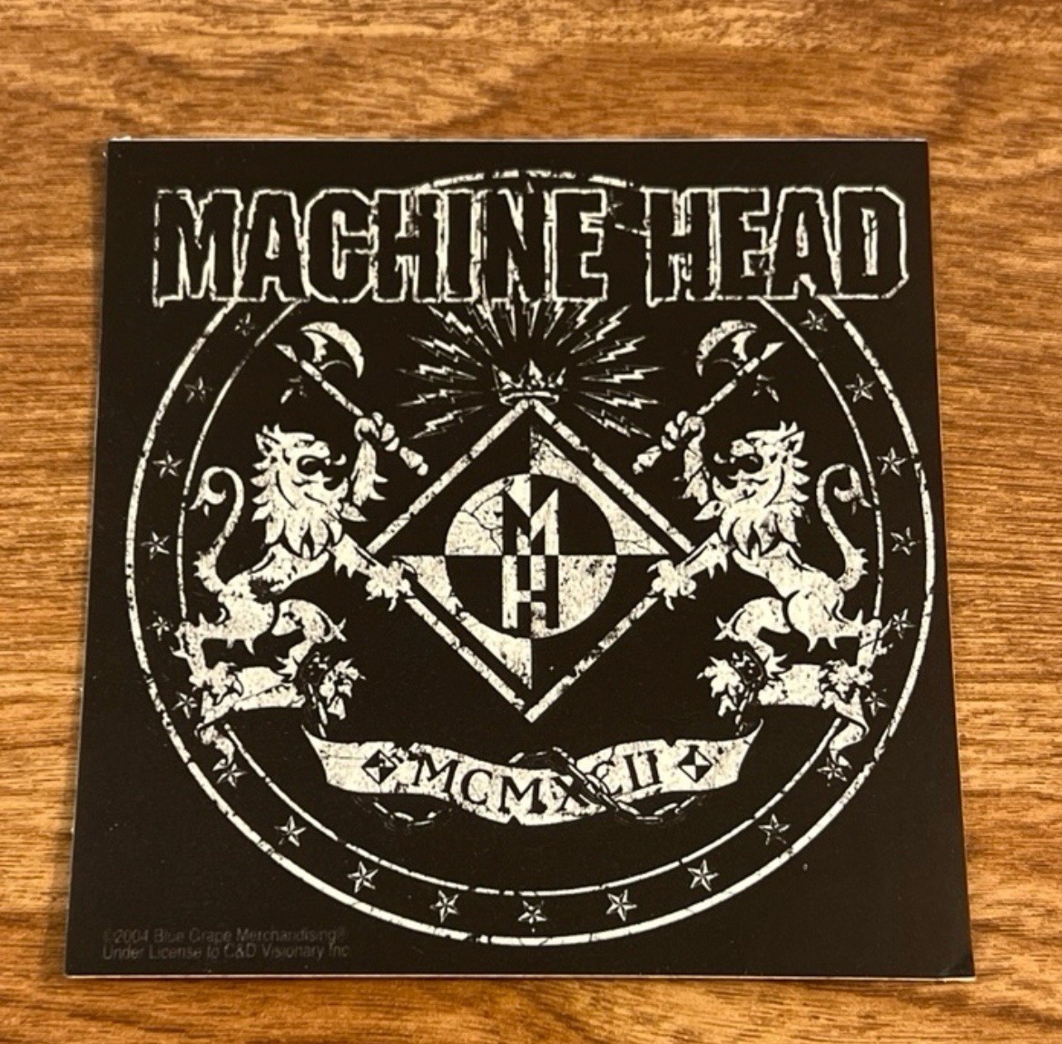 RARE 2004 Machine Head Sticker Pack (3)