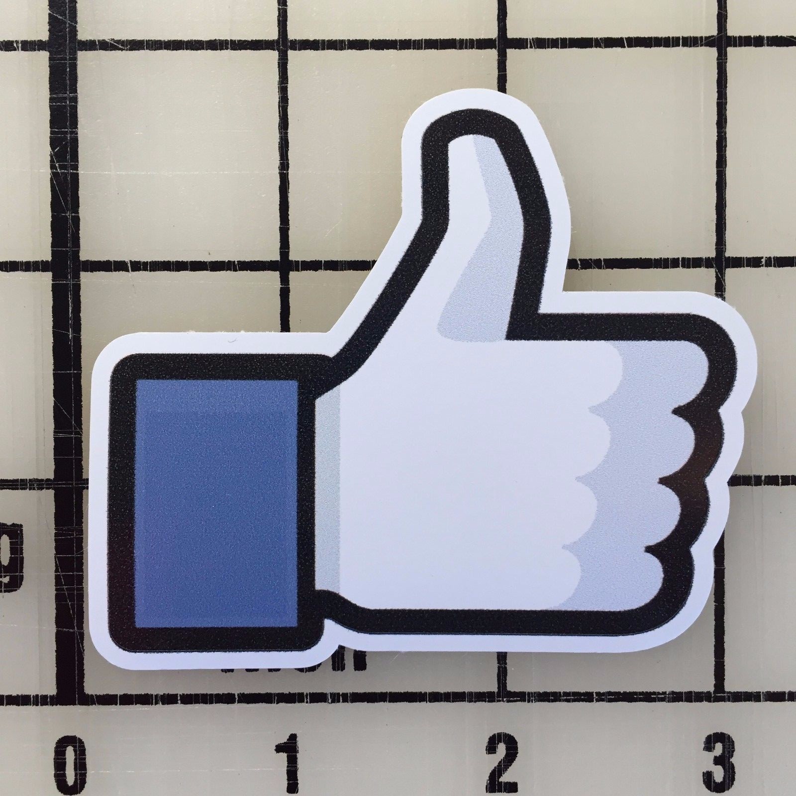 Facebook Like 3" Wide Vinyl Decal Sticker – BOGO