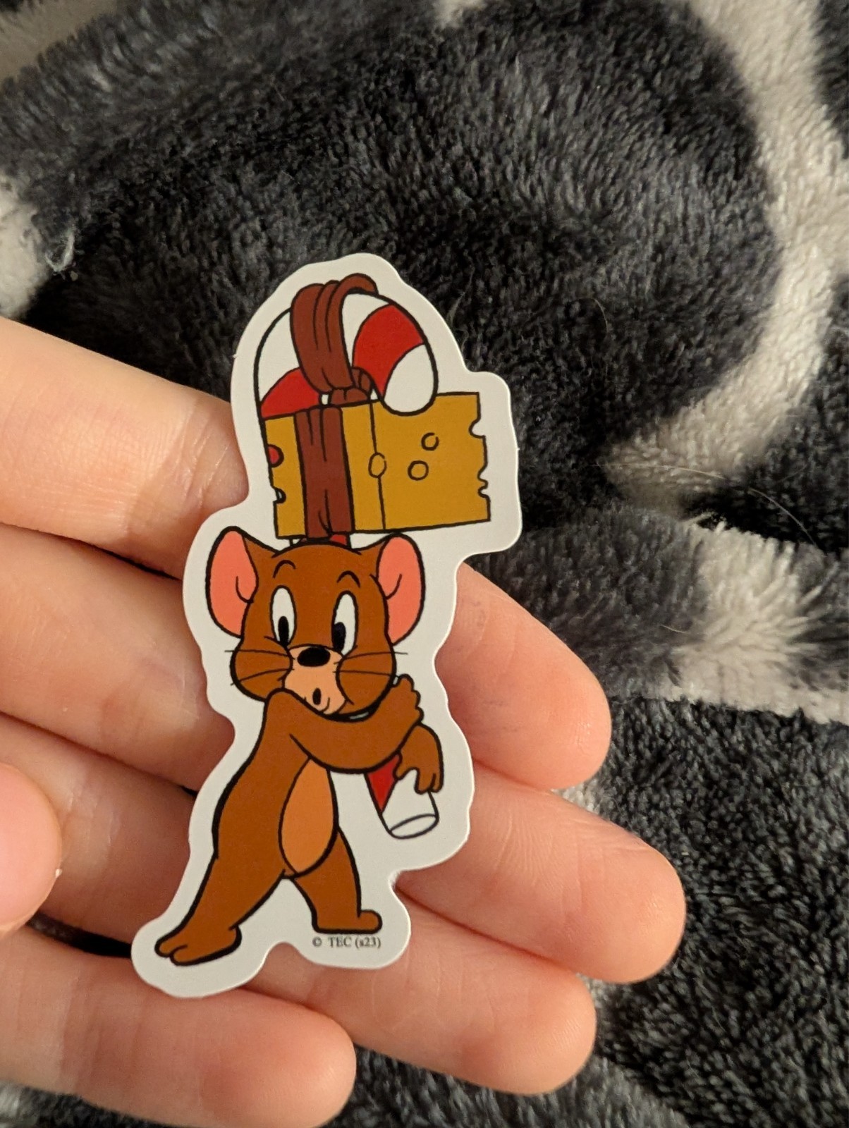 Tom and Jerry, vintage cartoon, sticker