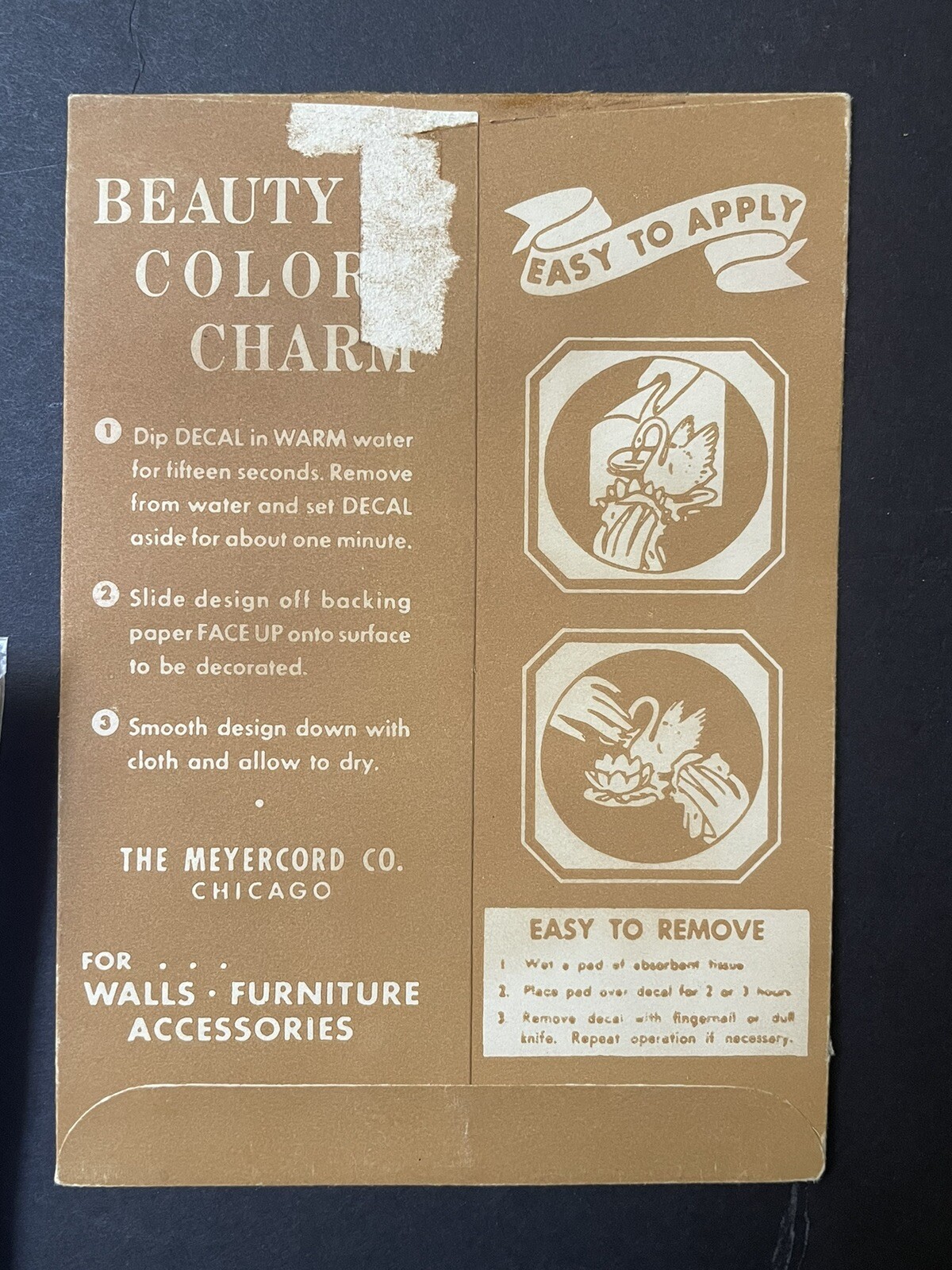 NEW Vintage MEYERCORD Decorative DECALS *FLOWERS Tulips Botanical FLORALS NOS