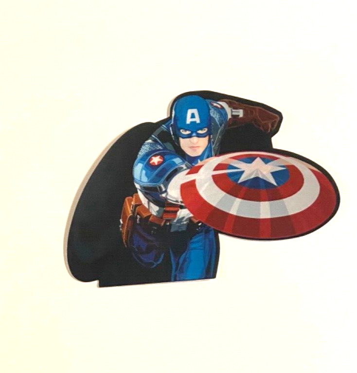 Captain America Motion Image Changing Sticker Marvel Avengers Shield Superhero