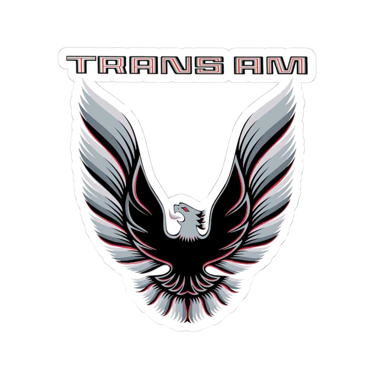 1979 1980 1981 Trans Am BlackGrey Firebird Sticker | Kiss-Cut Vinyl Decal