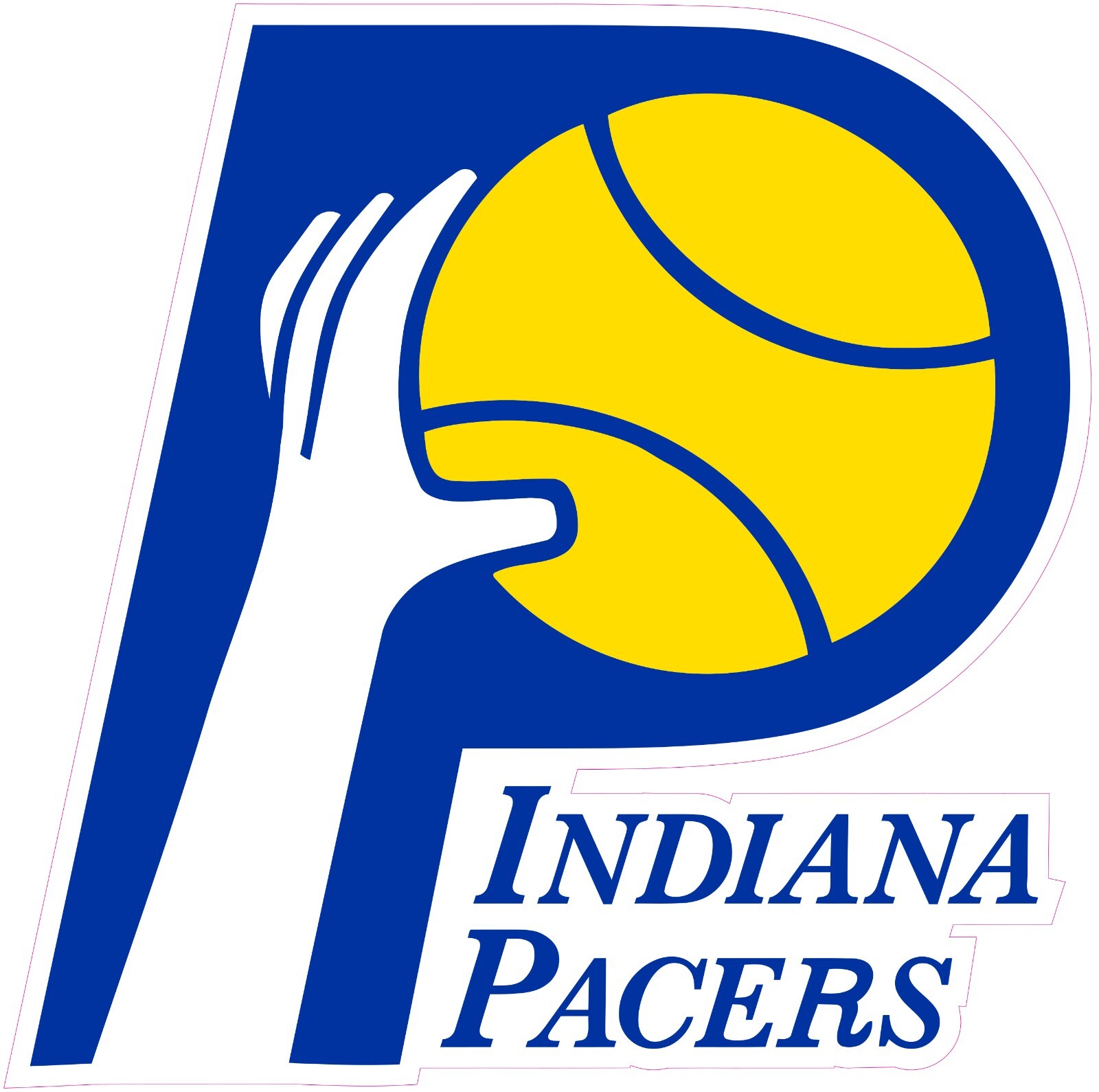 Indiana Pacers Basketball Vinyl Decal Sticker Car Truck Bumper Tumbler Mug