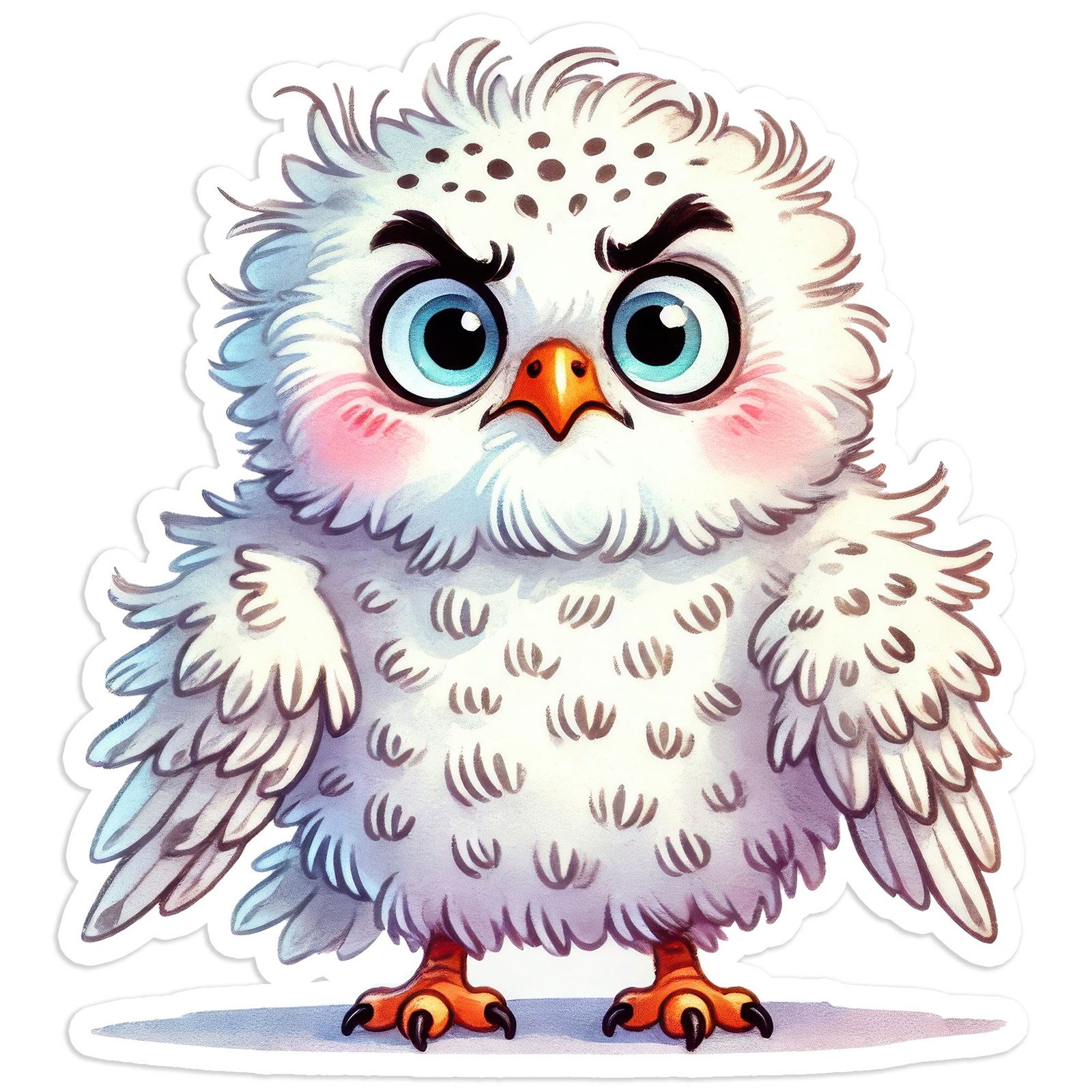 Snowy Owl – Vinyl Decal Sticker – Car Window Laptop – #289