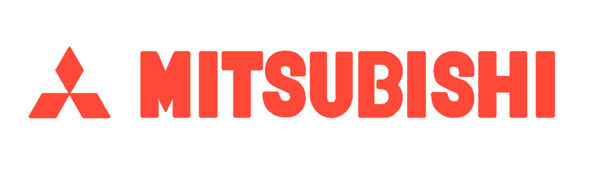 MITSUBISHI LOGO, (2 Stickers), Decal Stickers for Cars, Windows, Laptops
