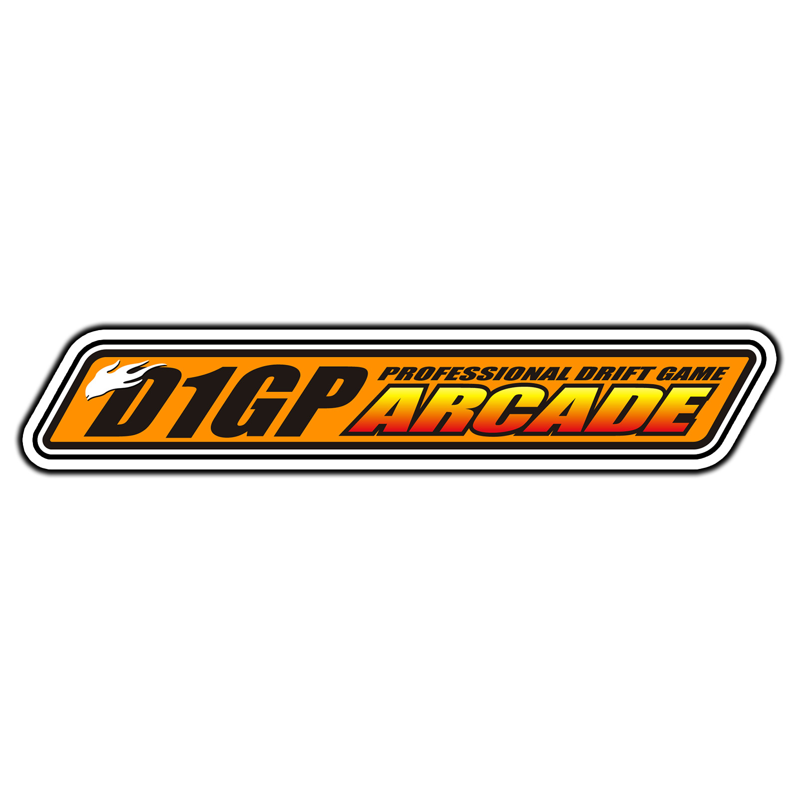 D1GP Professional Drift Game Arcade Logo #1 Game Sticker Waterproof Vinyl Decal