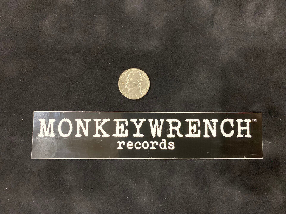 Monkeywrench Records Sticker – Pearl Jam – 6 x 1.25 inches