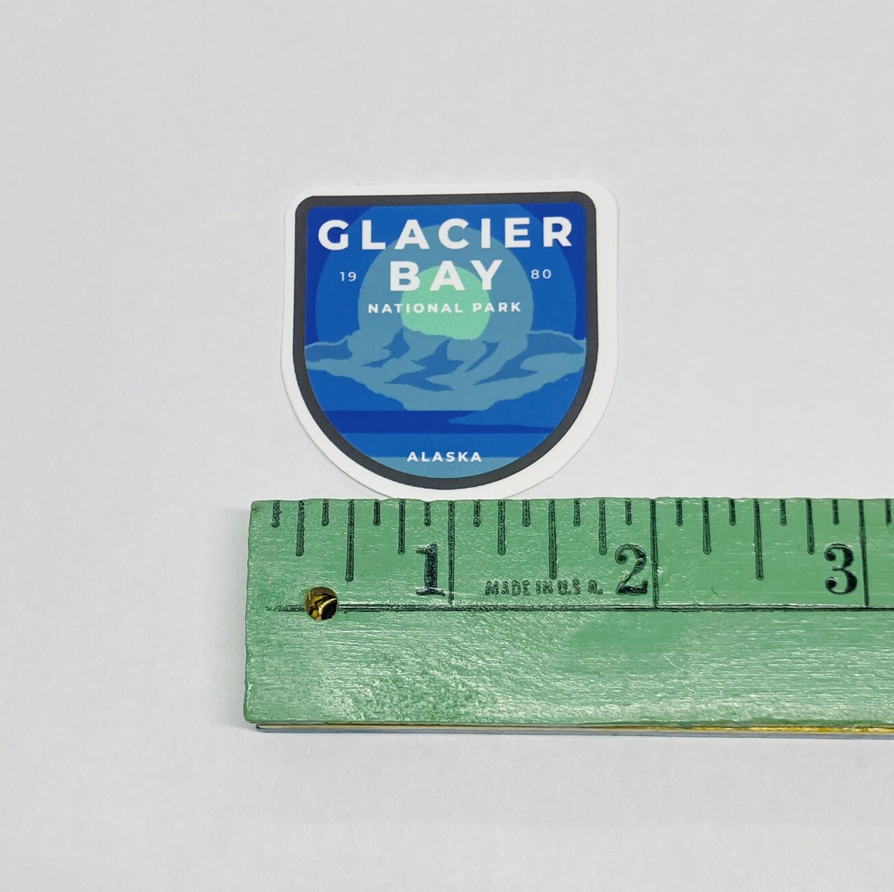 Glacier Bay National Park Sticker Alaska 1980 Travel Decal Vinyl Souvenir Tc6