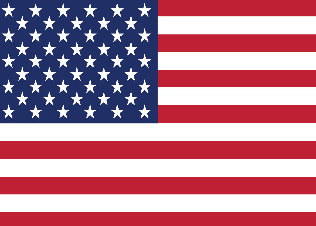 USA American Flag Fridge Magnet Kitchen Home Decor – 3.5" x 2.5" Made in USA