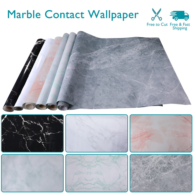 Marble Contact Paper Self Adhesive Peel & Stick Wallpaper PVC Kitchen Countertop