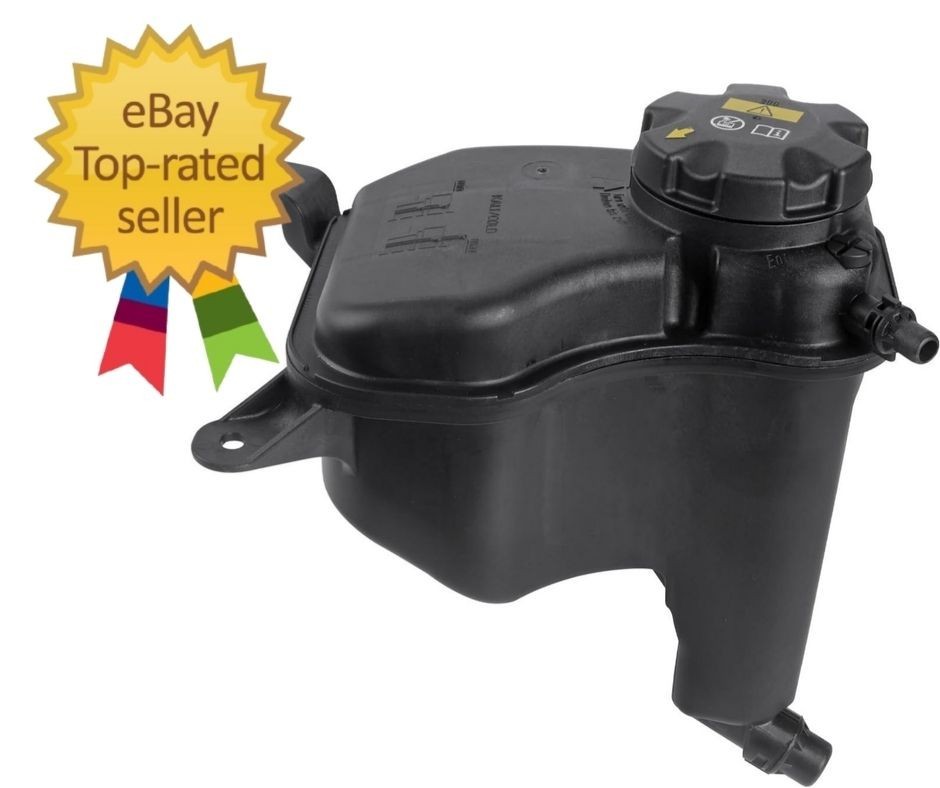 Engine Coolant Reservoir Radiator Expansion Tank with Cap Compatible with BMW Ve