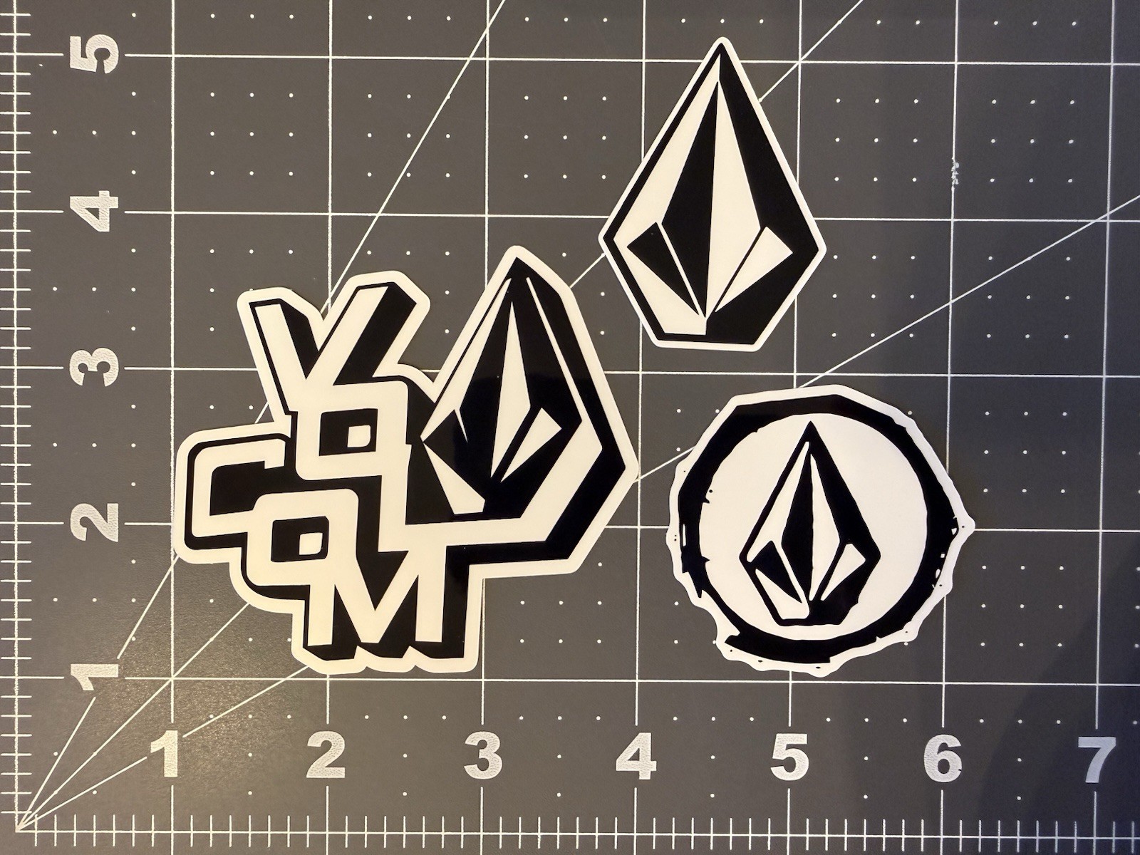 Volcom Stone Logo 3 Sticker Lot Bc