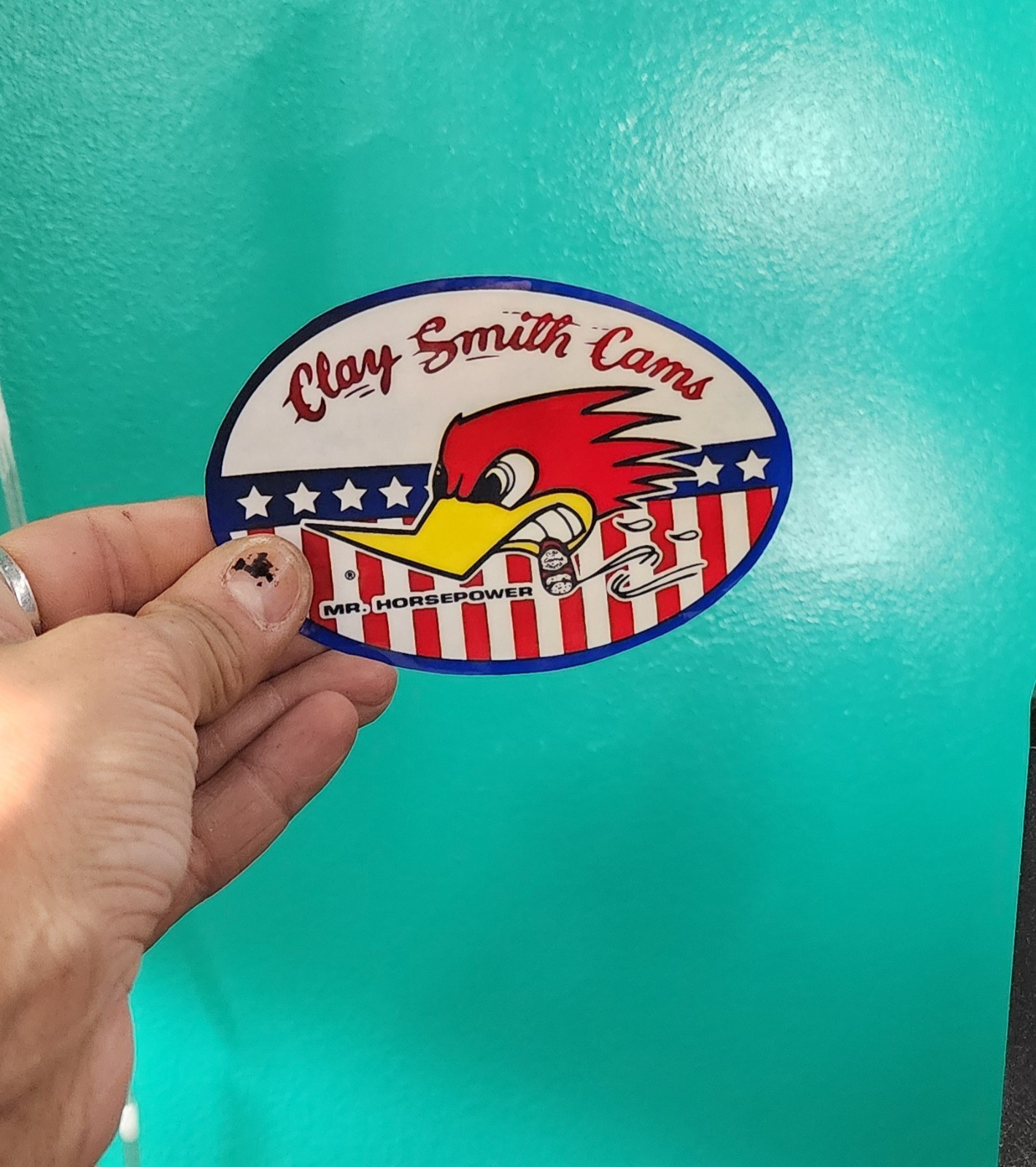 ✨️2 Pack✨️ Clay Smith Cams 3×3 Vinyl Sticker | Mr. Horsepower Hot Rod Decal