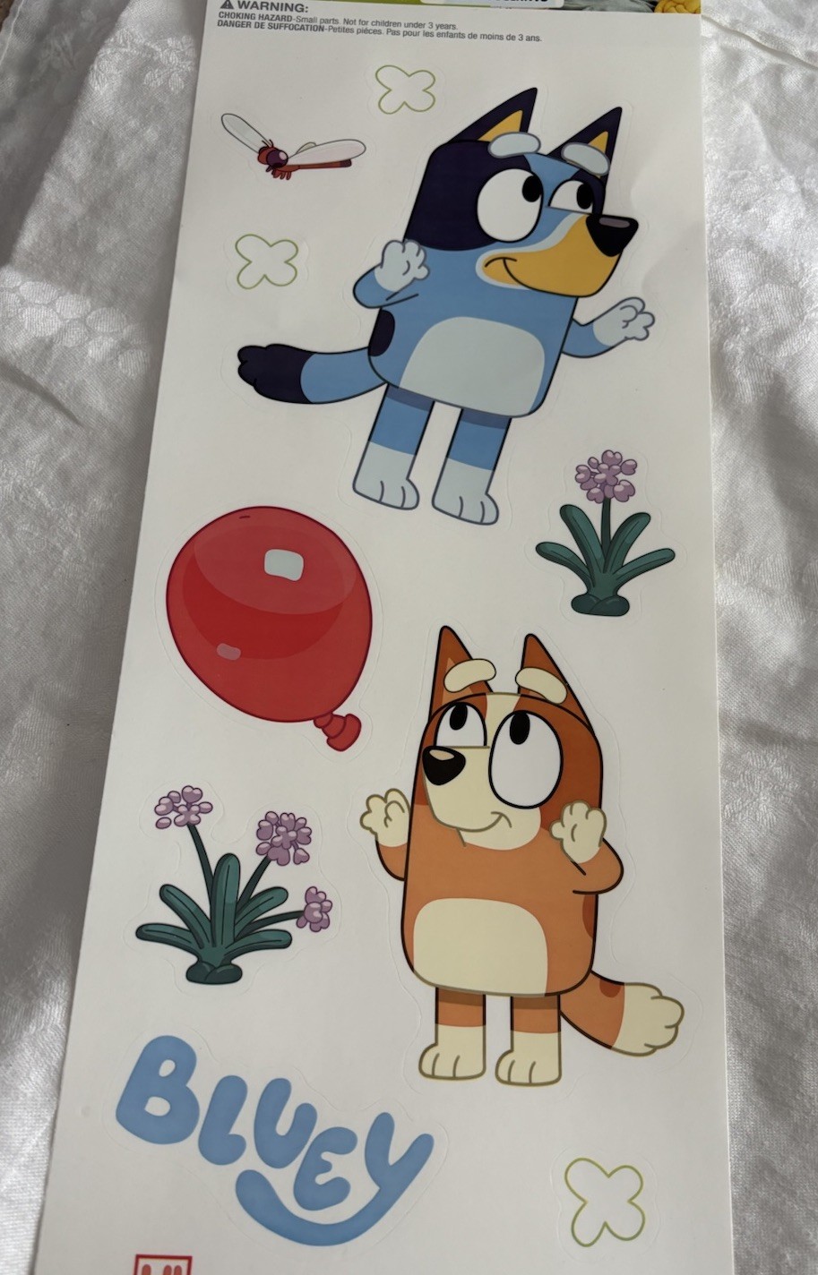 NEW 10 WALL DECALS Peel and Stick BLUEY Cartoon Characters
