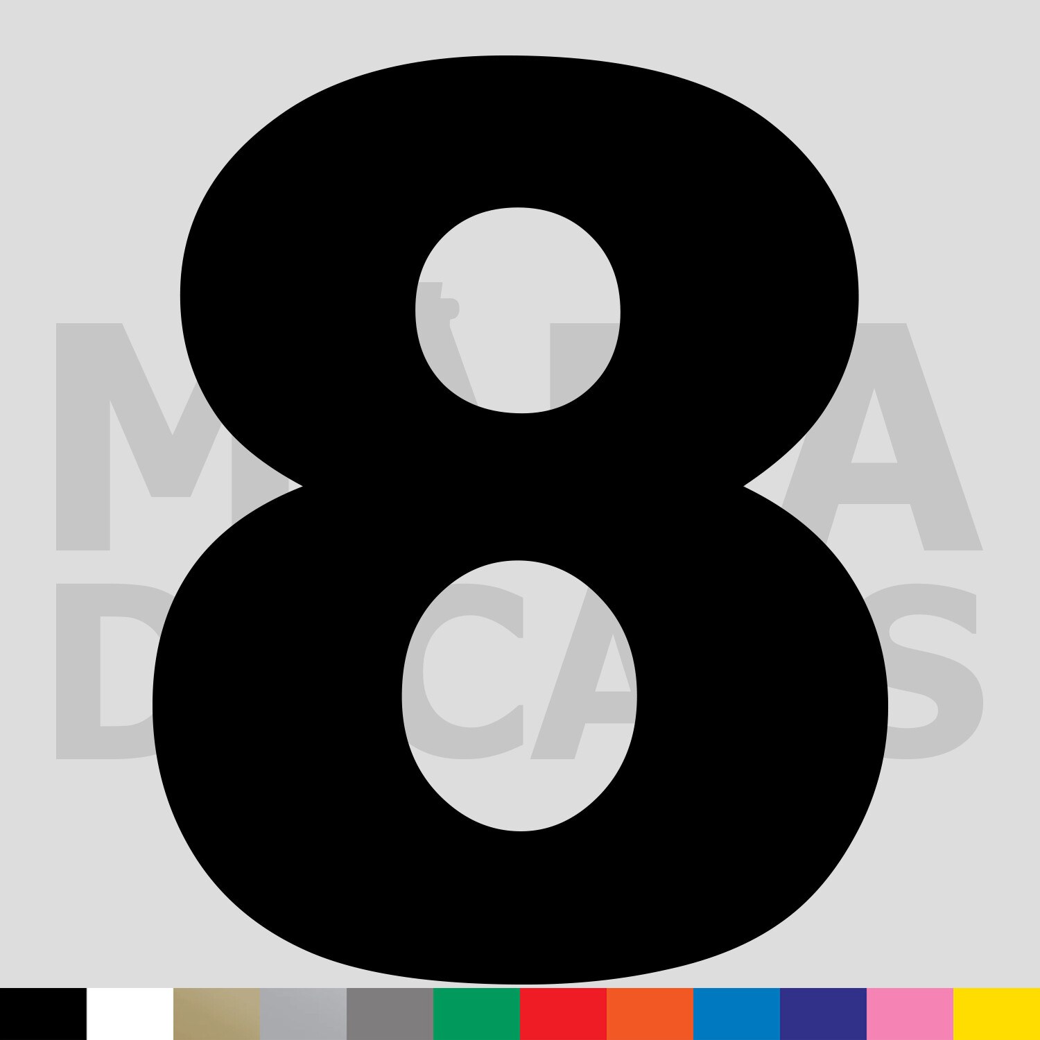 Number Eight 8 Vinyl Die Cut Decal Sticker
