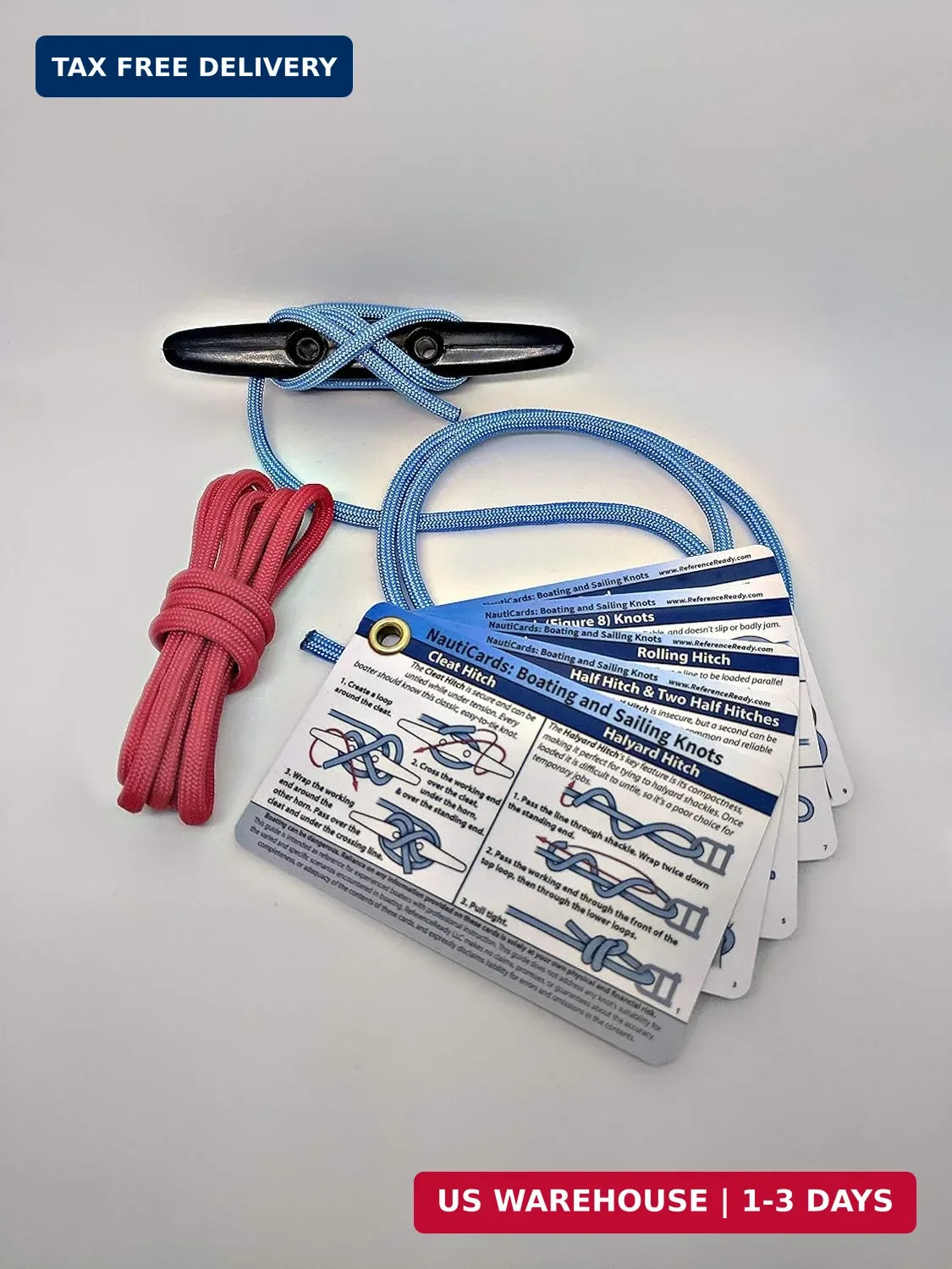 ReferenceReady Nautical Knot Tying Kit for Boaters and Sailors