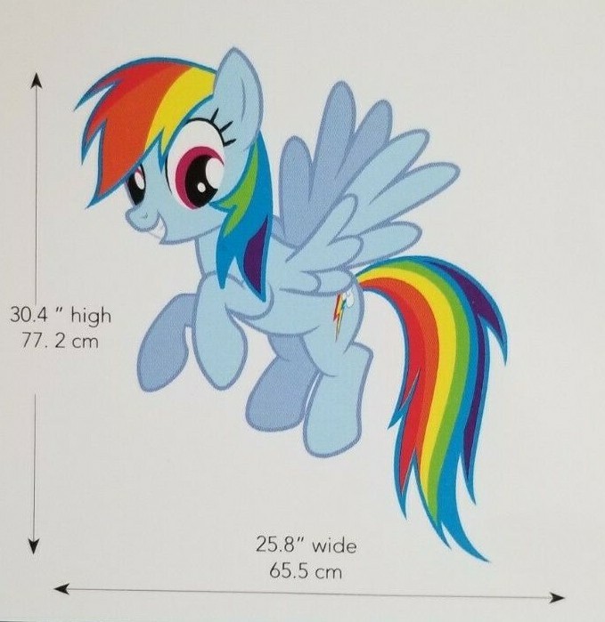 My Little Pony Mega Pack Giant Wall Decals NIP
