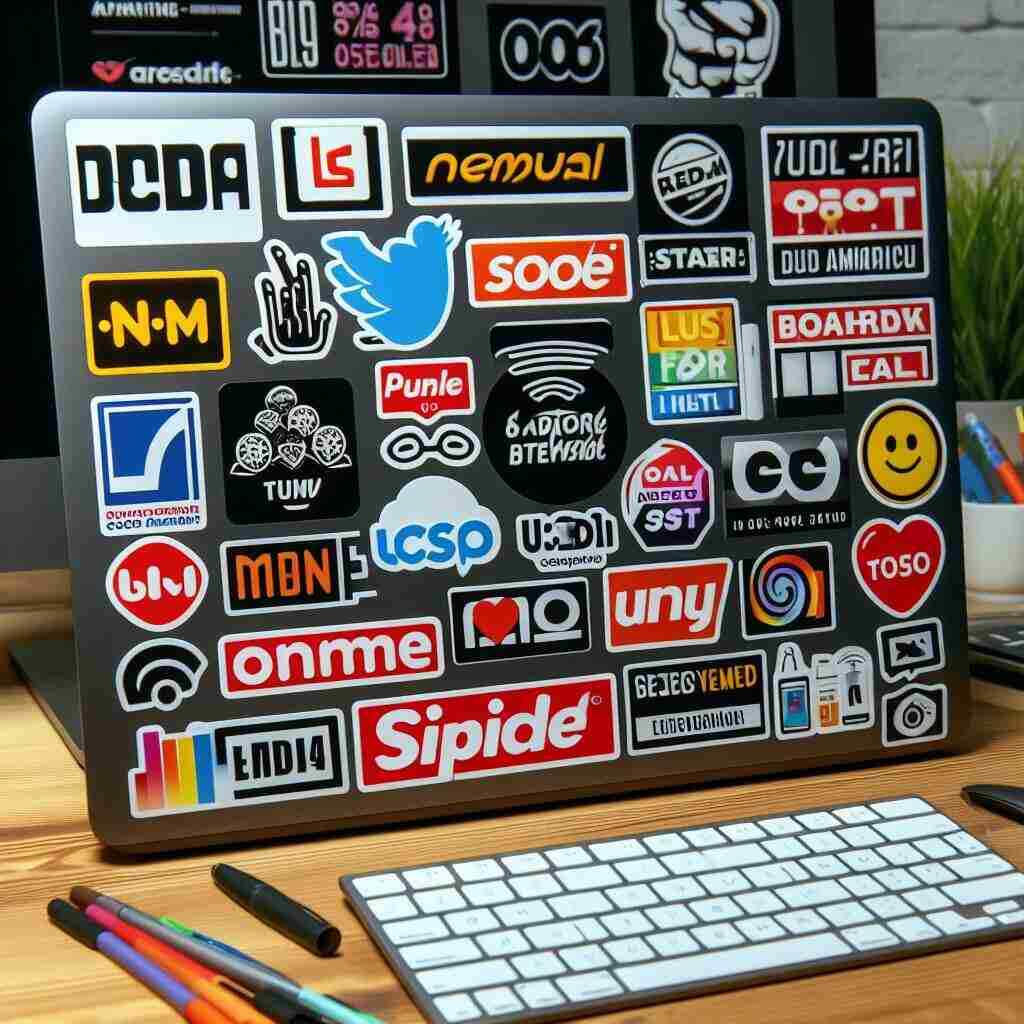 Custom sticker logo any size 2 Stickers for ps cell laptop phone case