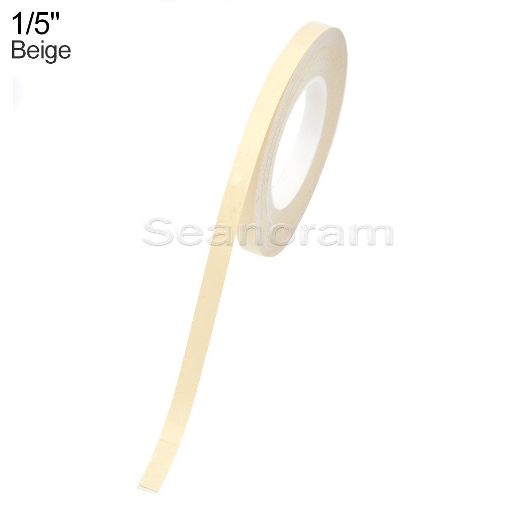 1/5" 5mm Beige DIY Home Shop Bar Pinstriping Pin Stripe Line Decal Vinyl Sticker