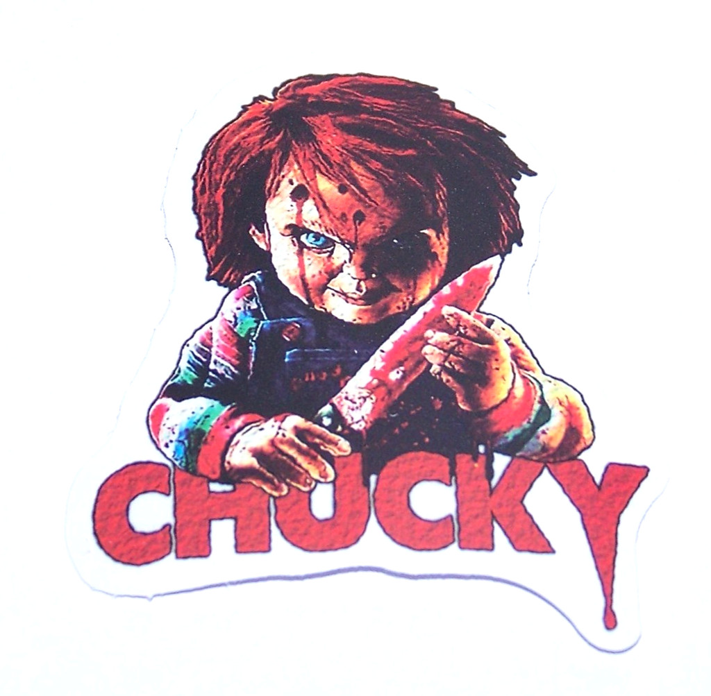 CHUCKY Child's Play Cut Sticker Decal Movie Horror Chucky Doll Film