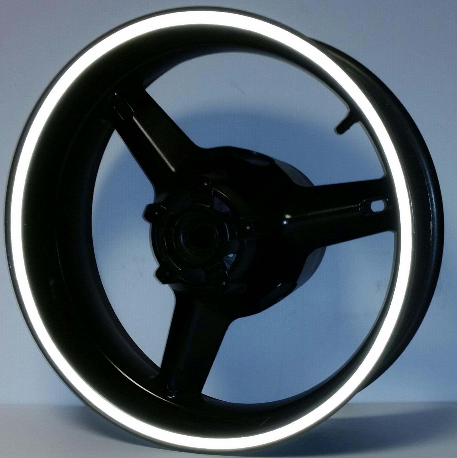 3M REFLECTIVE RIM STRIPES WHEEL DECALS TAPE STICKERS MOTORCYCLE CAR for 17" RIMS