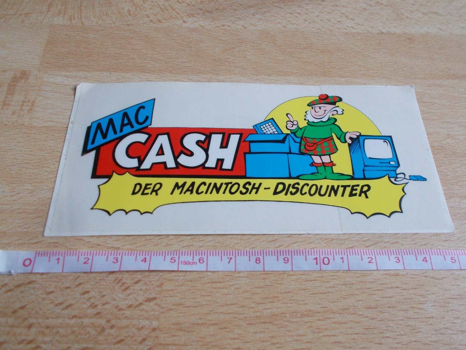 Sticker Vintage – Mac Cash – Der Macintosh-Discounter
