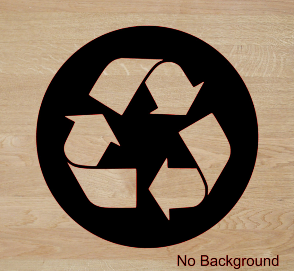 Recycle Sticker Symbol Sign PICK SIZE COLOR Vinyl Decal Waste Garbage Trash Bin