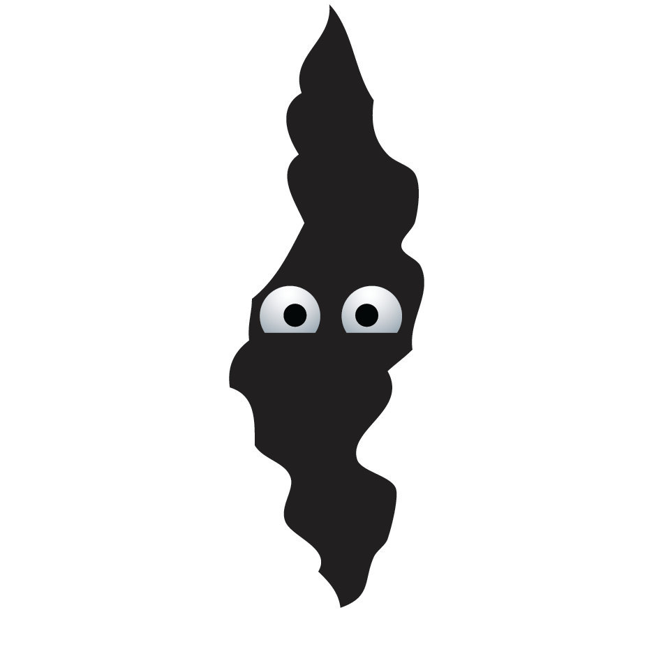 Sneaky Monster Wall Decals Wallpaper Halloween Seasonal Decorations Vinyl, h25