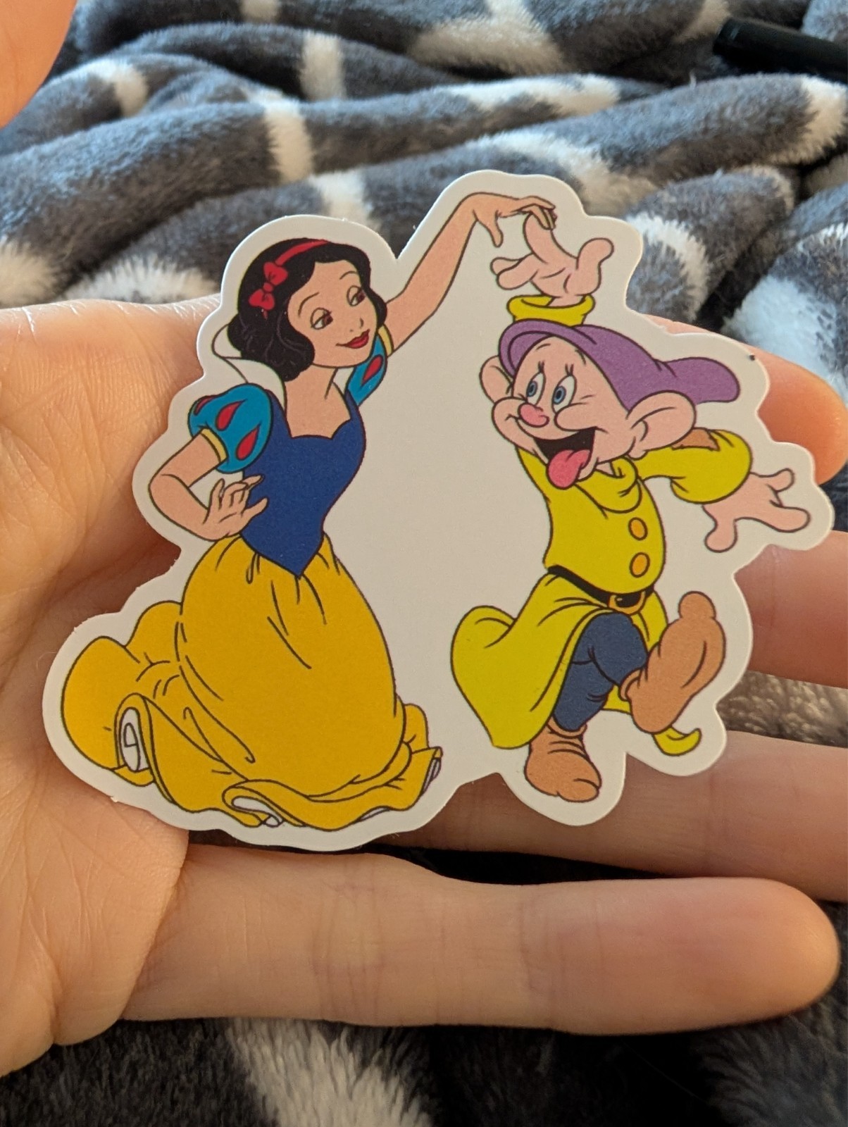 Snow white, Disney, Vintage cartoon, Sticker, movie characters and Dwarfs